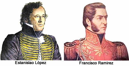 Estanislao Lopez y Francisco Ramirez